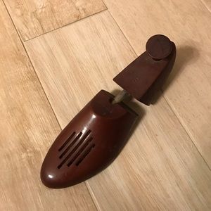 Vintage Earl Dark Wooden Shoe stretcher, size 9. Handmade in the 1970s
